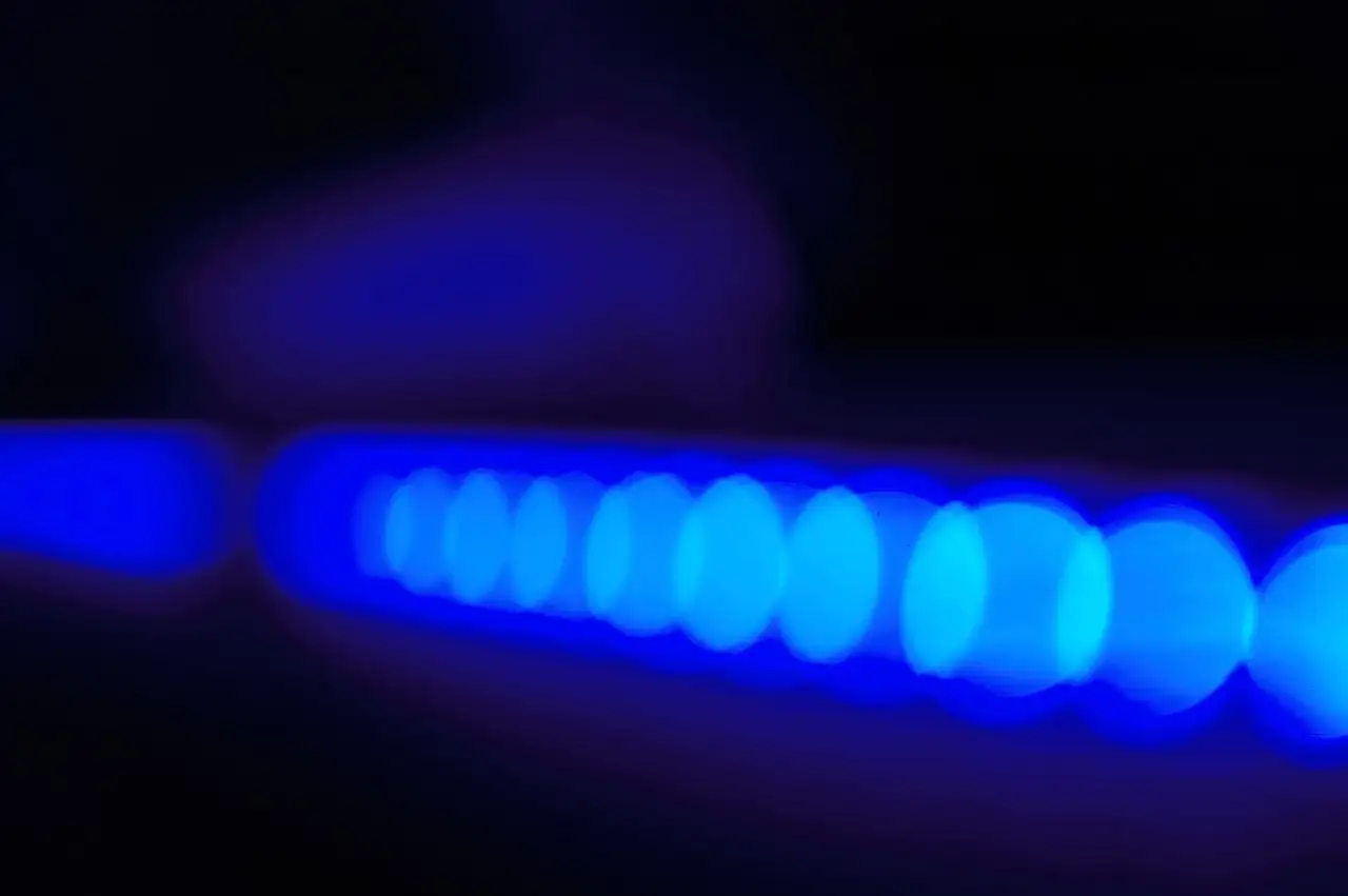 Blue Bokeh Lights