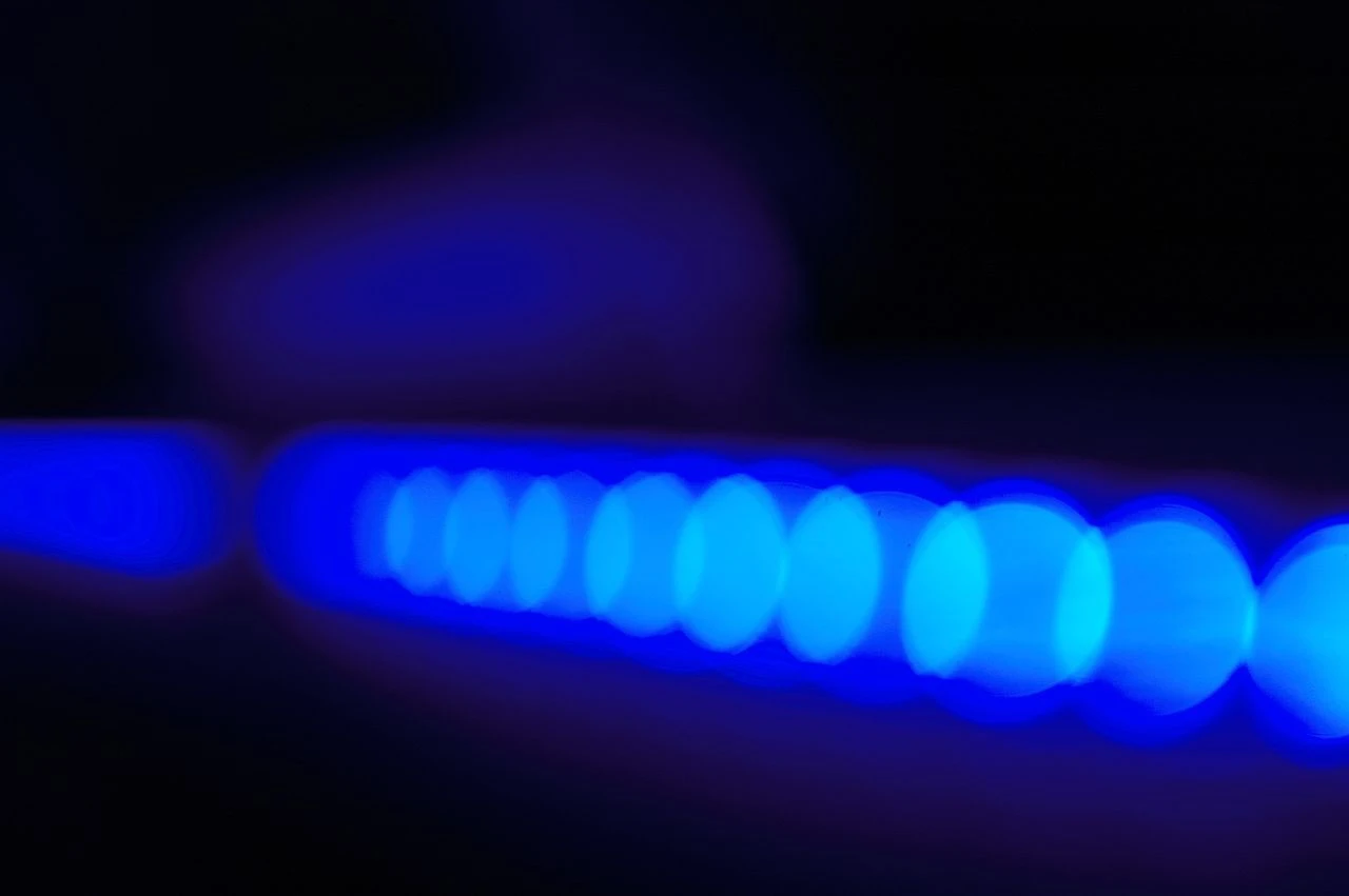 Blue Bokeh Lights