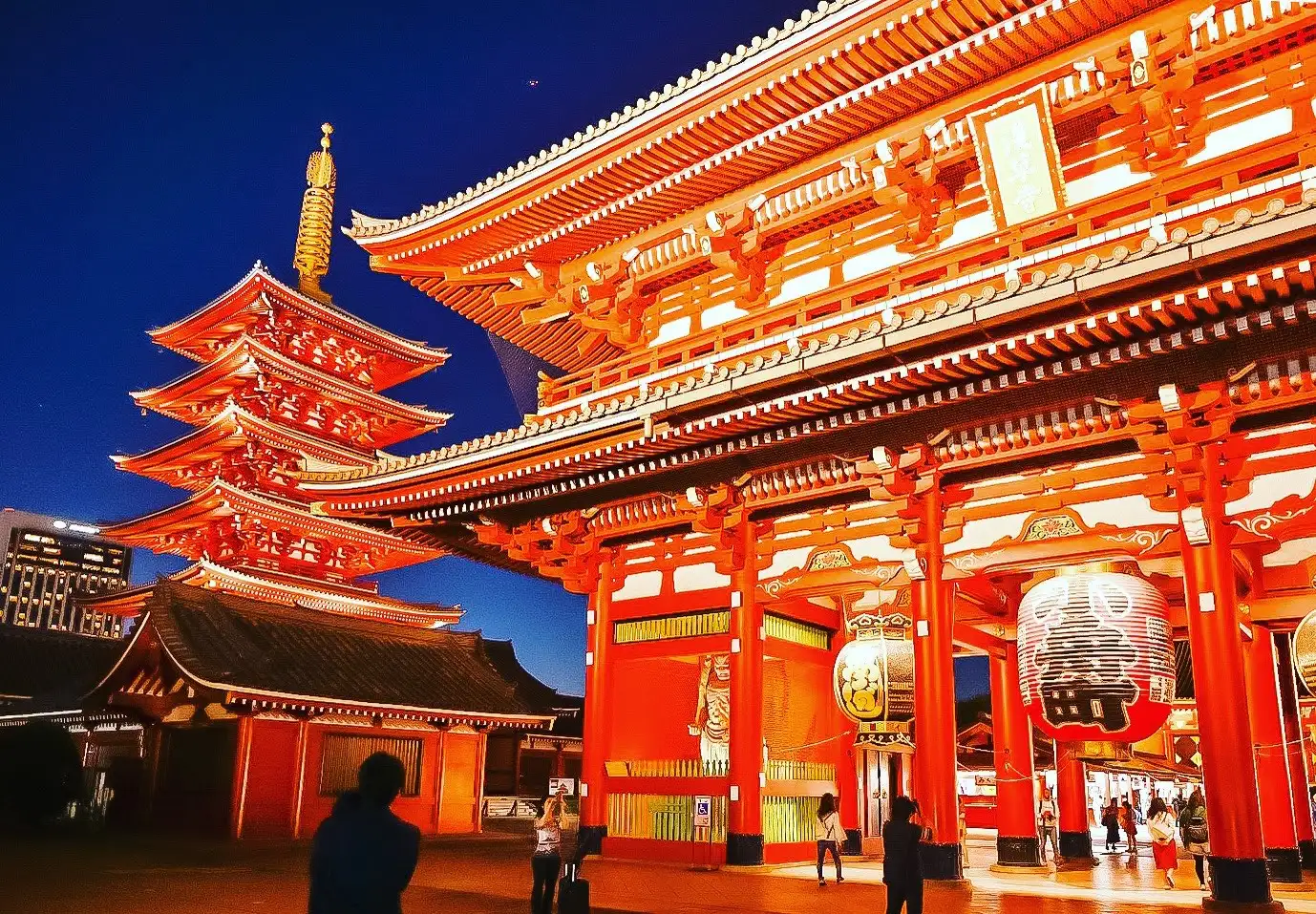 Senso-ji Temple at Night