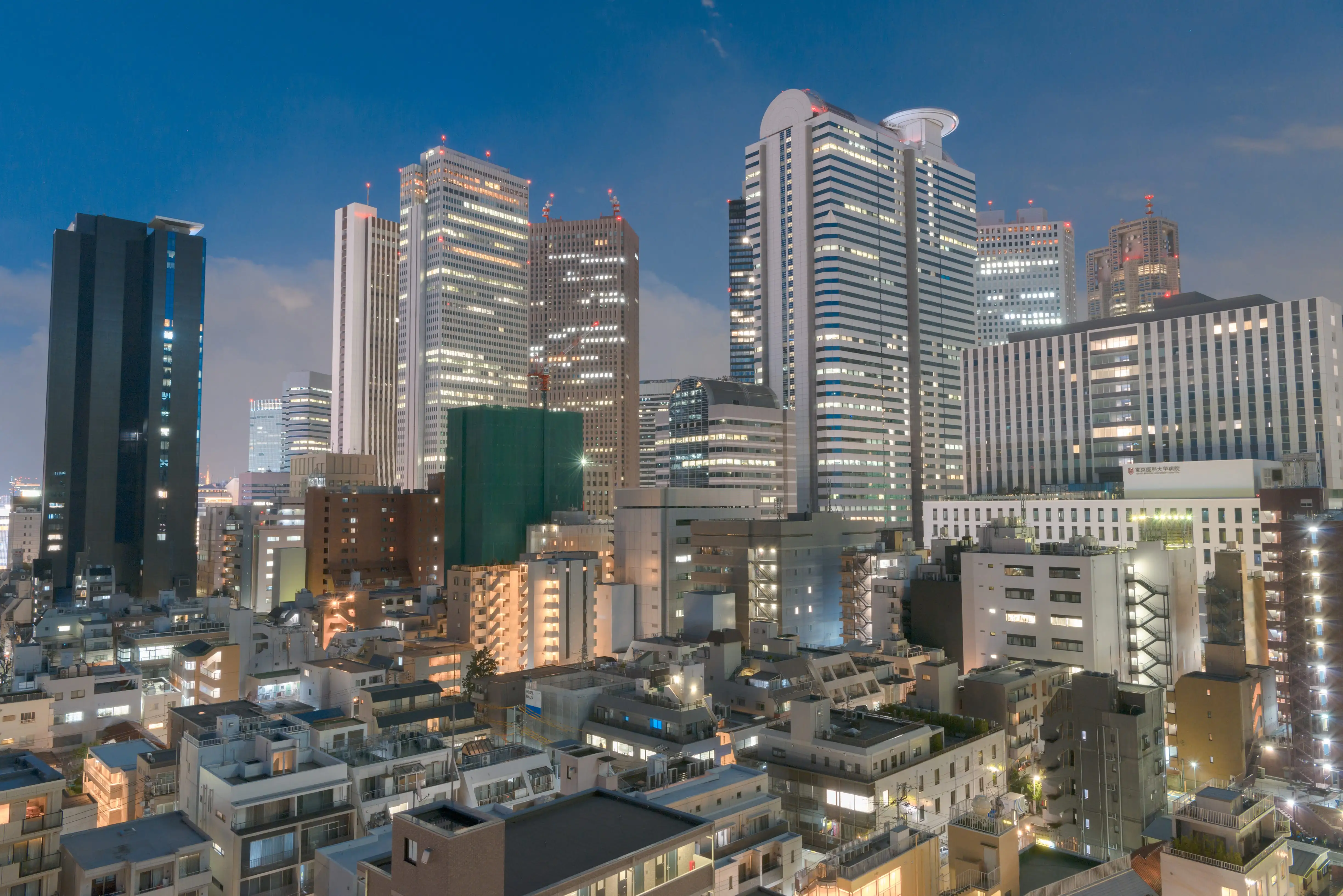 Tokyo Urban Night Scene