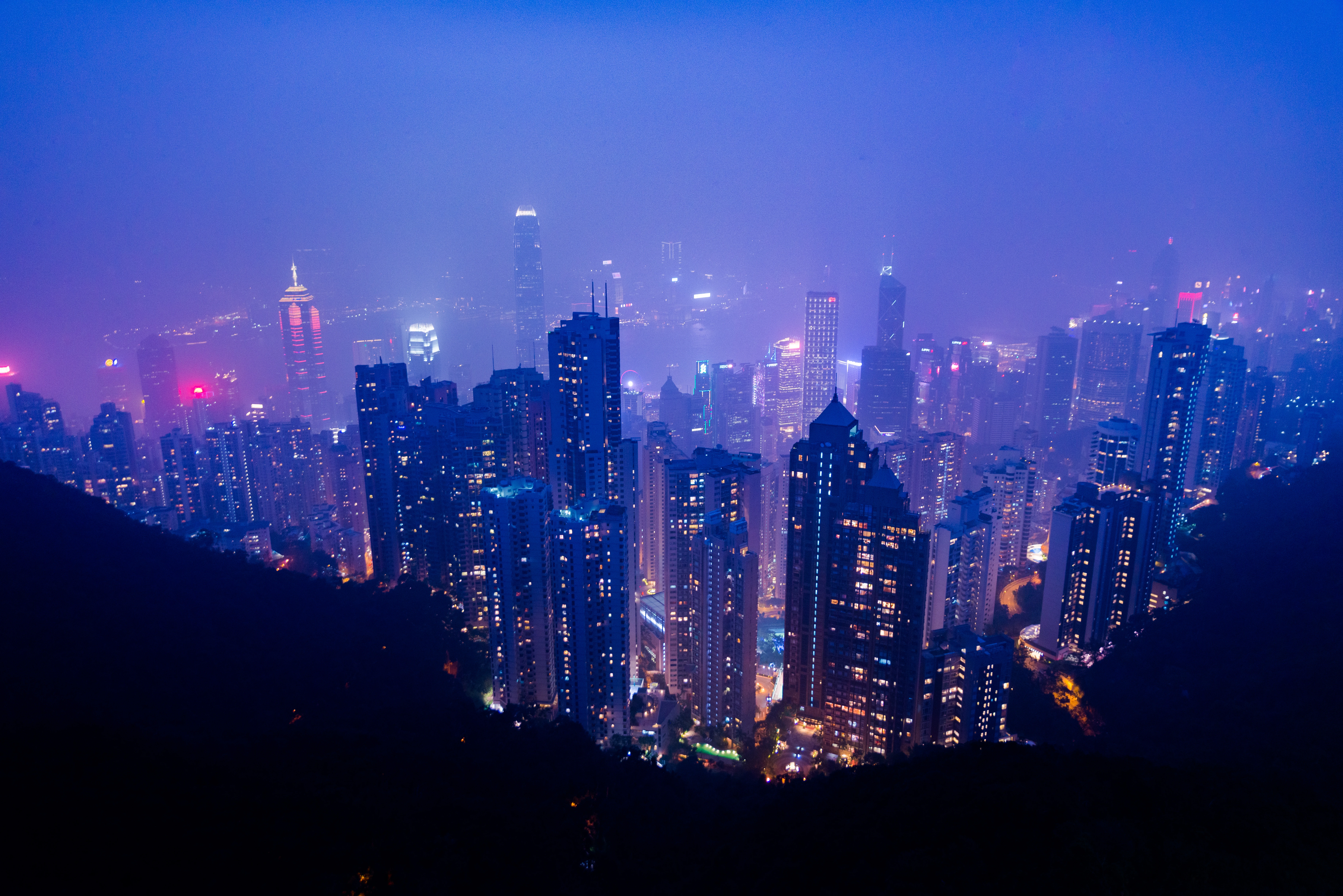 Night View from Victoria Peak