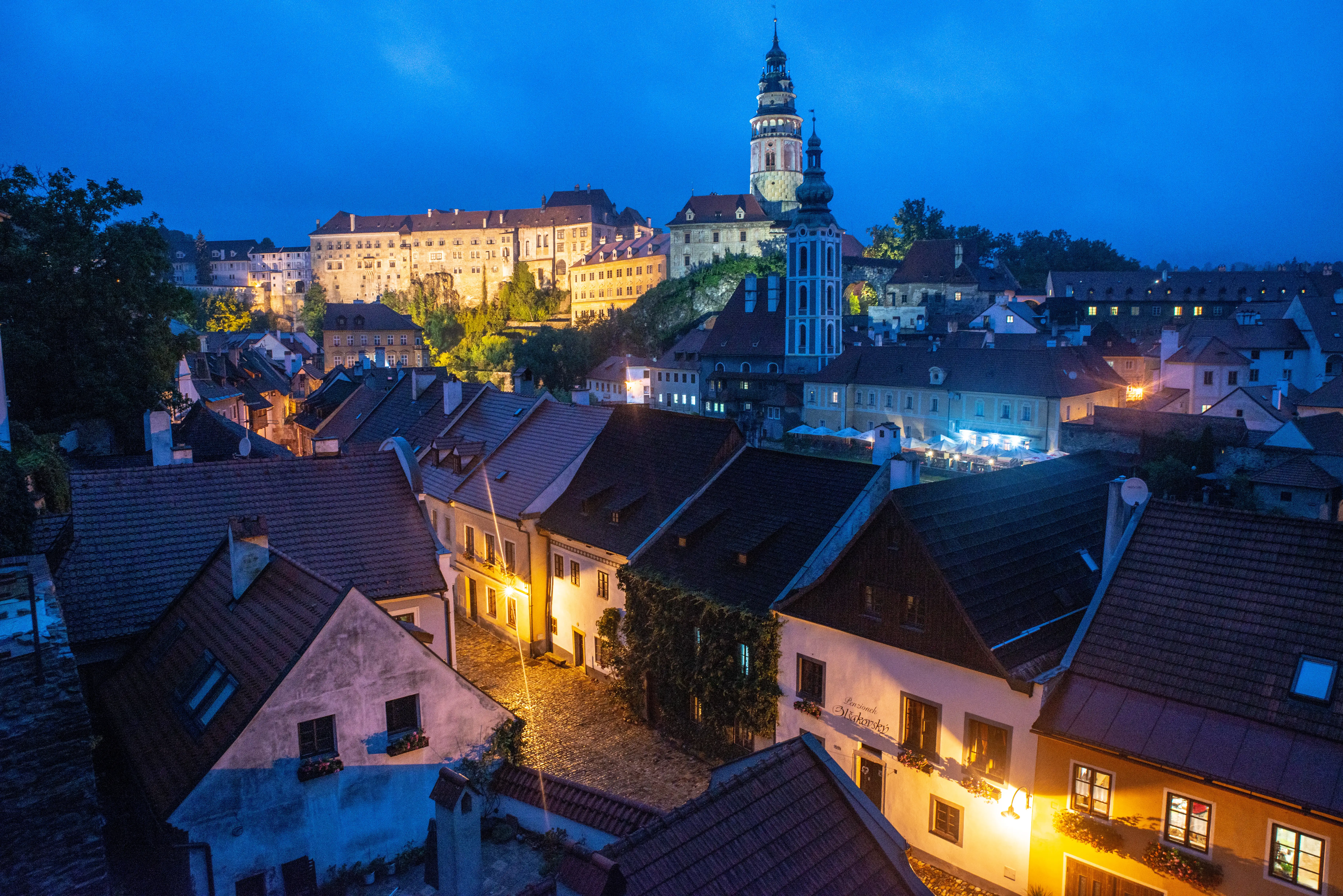 Český Krumlov at Blue Hour