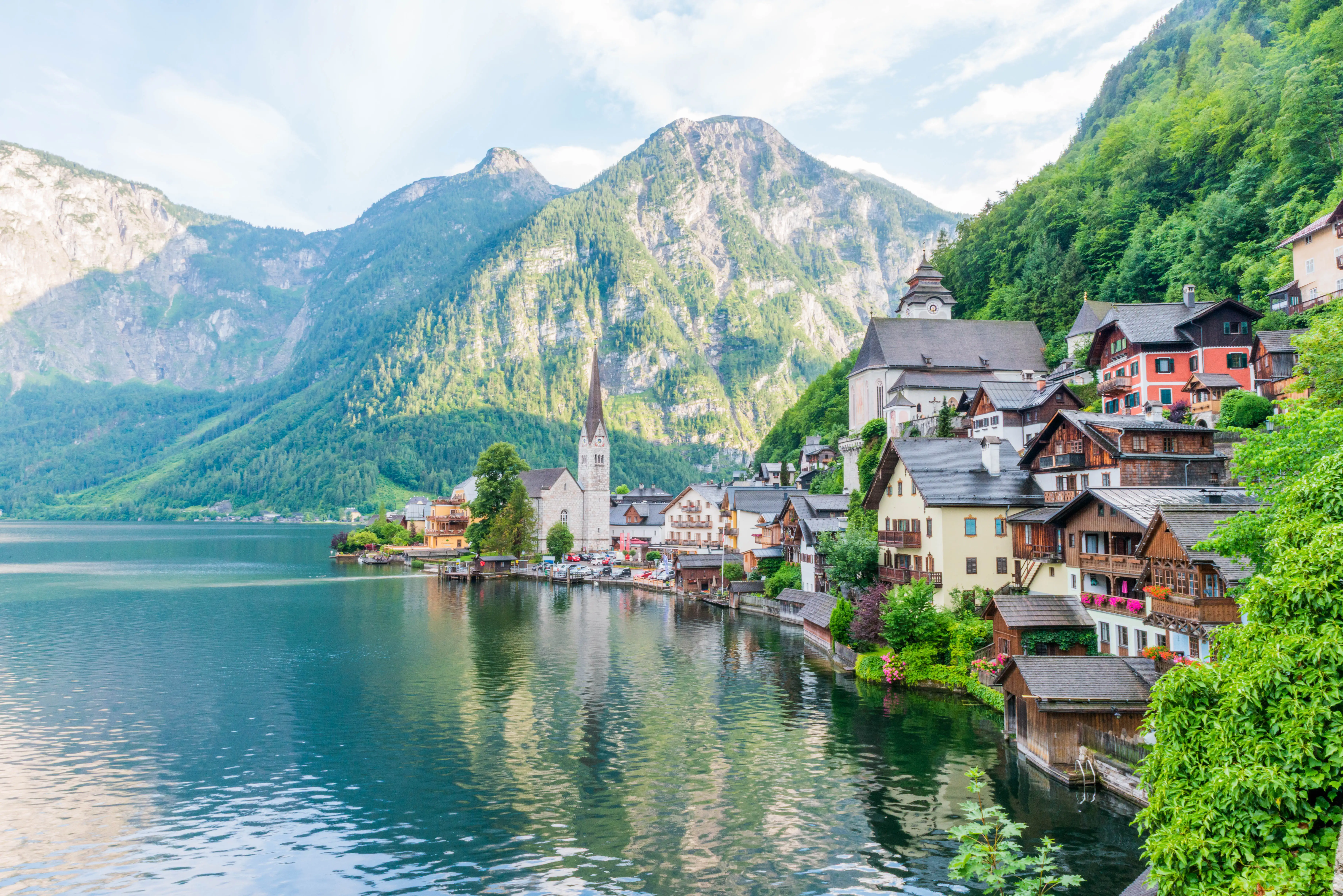 Tranquil Hallstatt Waterfront