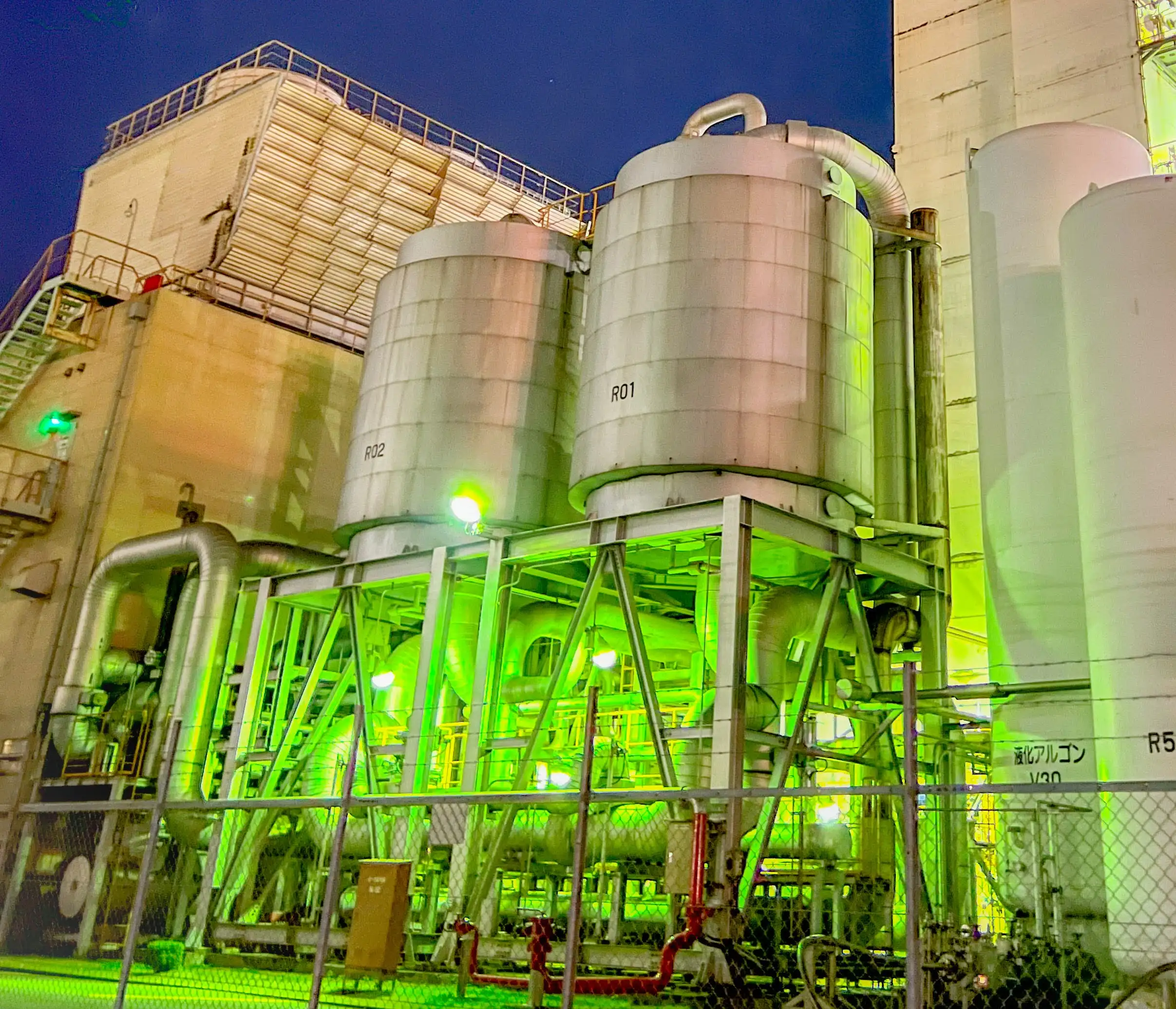 Factory Night Illumination