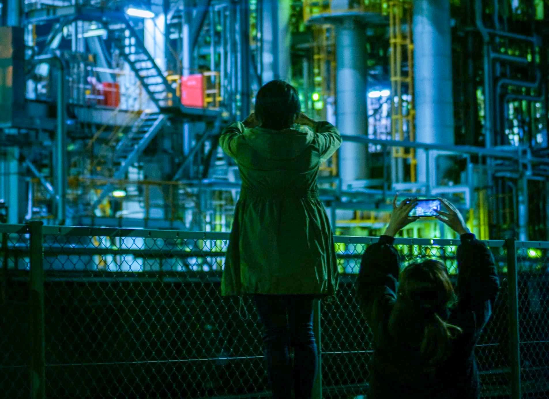 Radiance of Factory Night